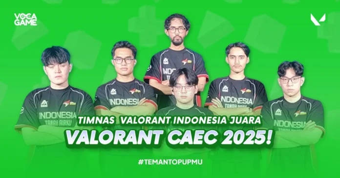 Tim nasional Valorant Indonesia sukses mencatatkan sejarah baru di kancah internasional setelah menjuarai Valorant CAEC 2025