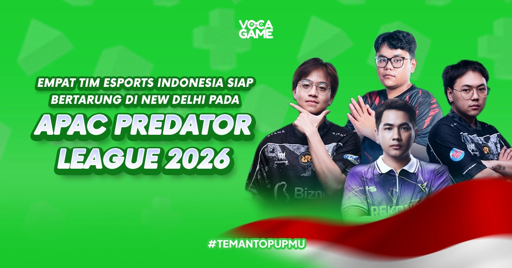 Empat Tim Esports Indonesia Siap Bertarung di New Delhi pada APAC Predator League 2026