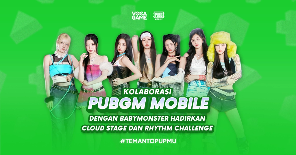 Kolaborasi PUBG Mobile dengan Babymonster Hadirkan Cloud Stage, Rhythm Challenge, dan Item Eksklusif
