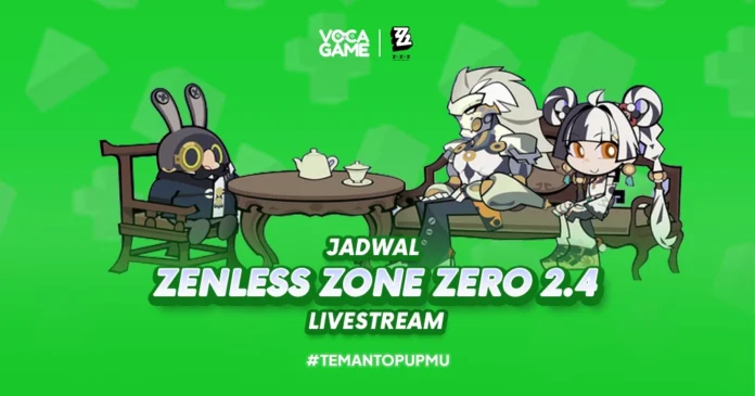 Zenless Zone Zero, Zenless Zone Zero livestream, Zenless Zone Zero 2.4, kode redeem ZZZ, update ZZZ terbaru, Dialyn Banyue, top up Zenless Zone Zero VocaGame