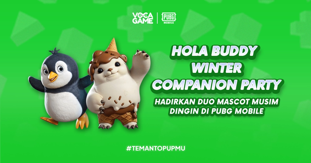 Hola Buddy Winter Companion Party Hadirkan Duo Mascot Musim Dingin di PUBG Mobile