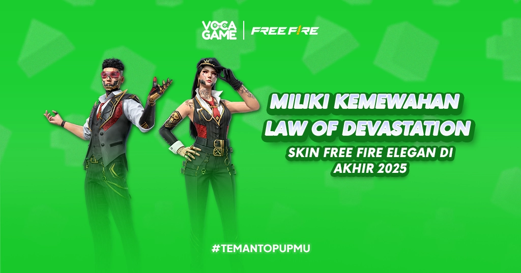 Menilik Kemewahan Law of Devastation, Skin Free Fire Elegan di Akhir 2025