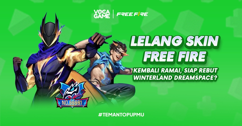 Lelang Skin Free Fire Kembali Ramai, Siap Rebut Winterland DreamSpace?