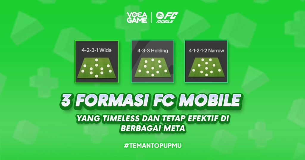 3 Formasi FC Mobile